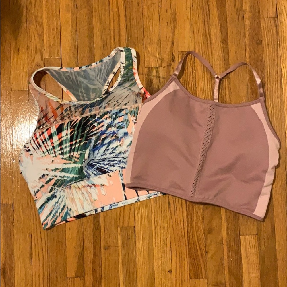 Fabletics crop bra bundle